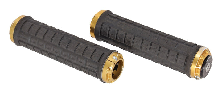 Rev Grips Pro Series Standard Lock-On Handlebar Mountain Bike Grips BLACK DH XC