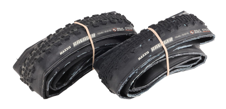 Maxxis Ravager Tubeless Gravel Bike Tires 700 x 40c 1 PAIR SILK SHIELD TR