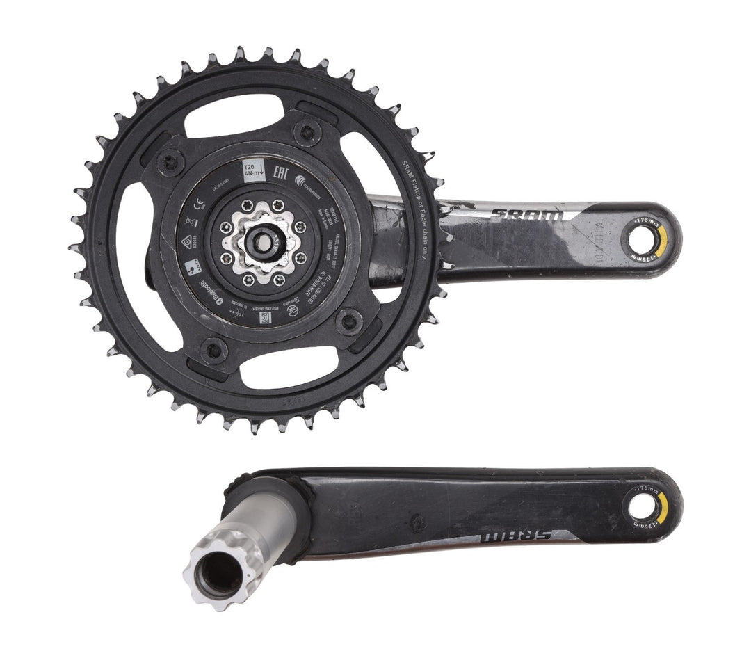 SRAM Red AXS D1 DUB SL 1x 12 Spd Road Gravel Bike Power Meter Crankset 175mm 42T