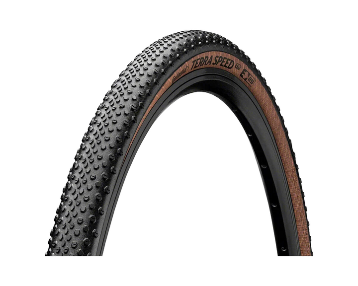 Continental Terra Speed Tubeless Gravel Bike Tires 1 PAIR 700x 45c Race Tan Wall