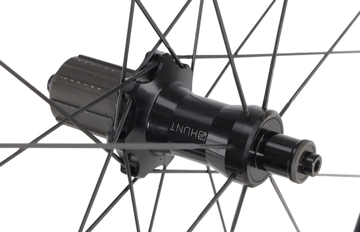 HUNT Race Aero Wide Alloy Road Wheelset Tubeless Shimano 11 Sp 700c QR Rim Brake