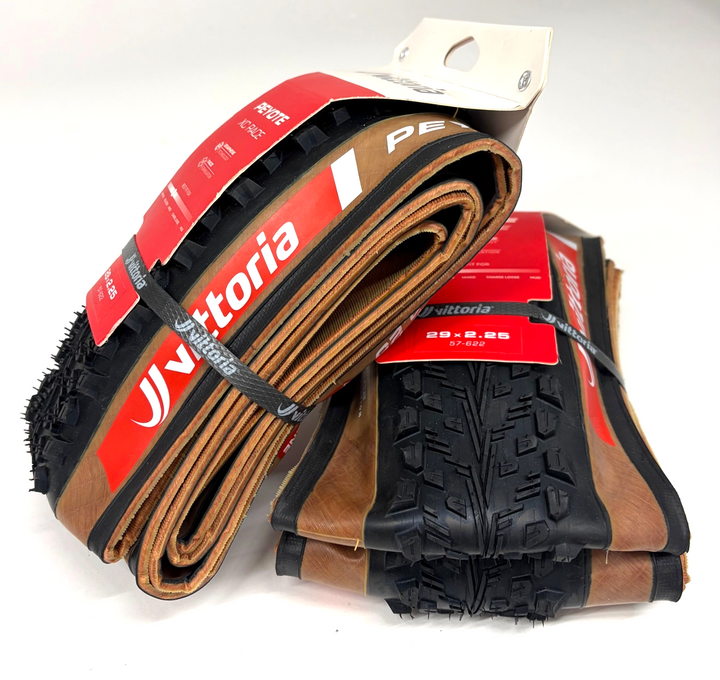 Vittoria Peyote XC Trail TR 29 x 2.25 Mountain Bike Tires Graphene 1 PAIR BROWN