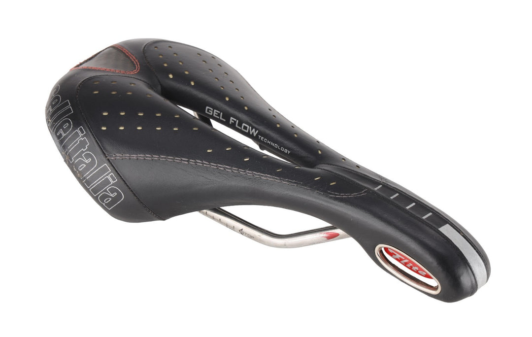 Selle Italia Flite Gel Flow Road Bike Cycling Saddle 130mm 7 x 7mm Titanium Rail