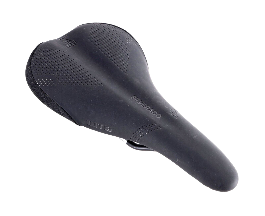 wtb gravel bike WTB Silverado Saddle 142mm CrMo Rail 7x 7mm Mountain Bike Gravel MTB R – buythemojo