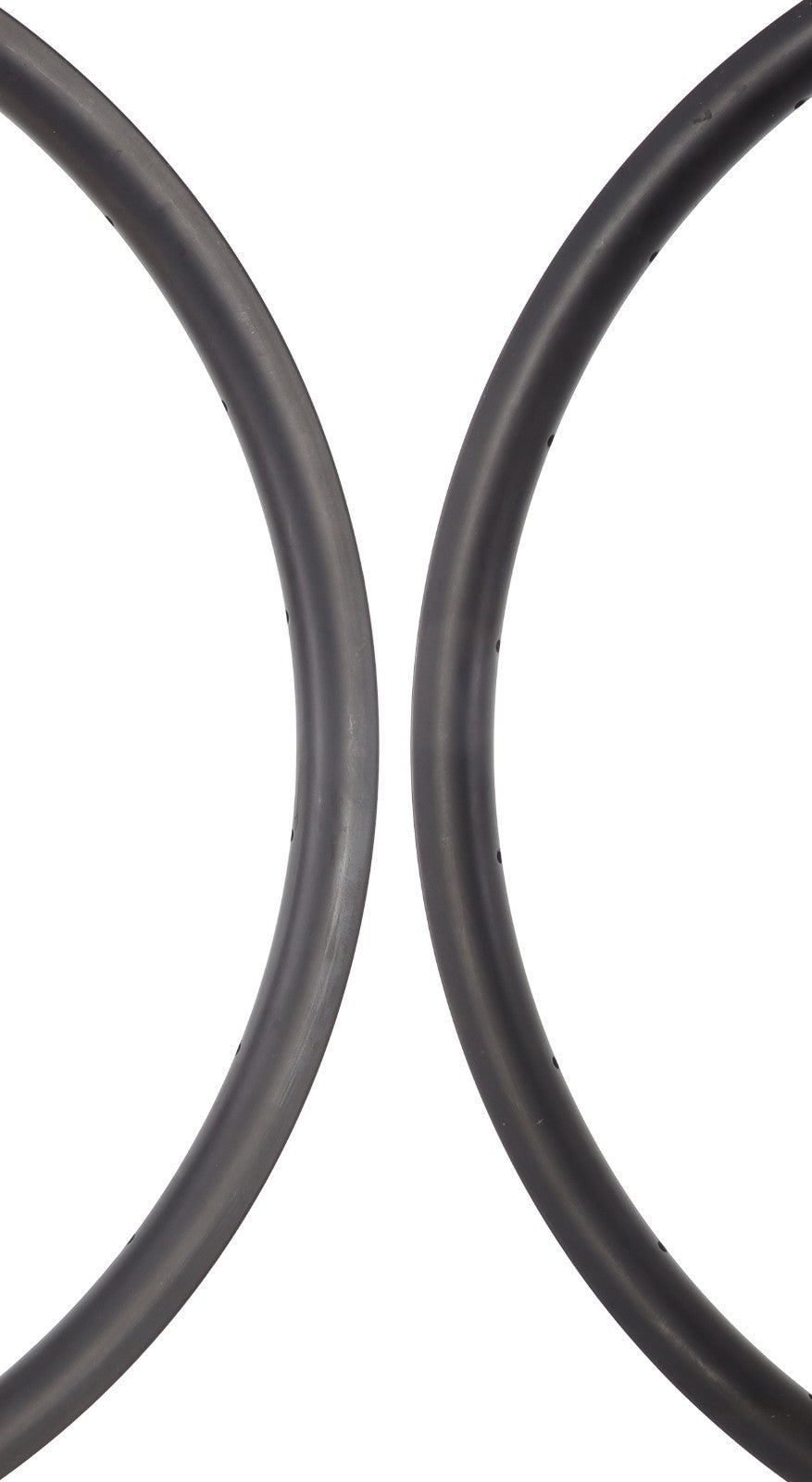 Light Bicycle Carbon Tubeless Mtn Bike Rims PAIR 24H Hookless Disc 27.5" Gravel