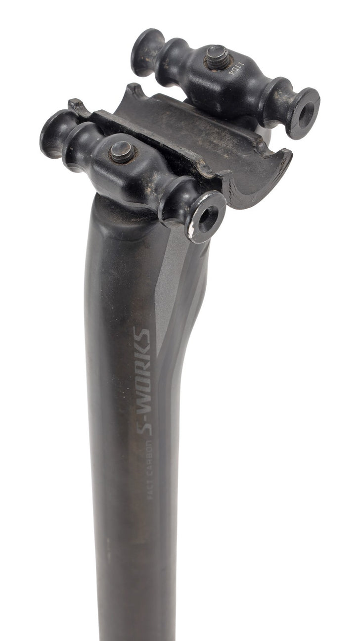 Specialized S-Works FACT Carbon 27.2x350mm Road Bike Seatpost 25mm Setback 7x7mm