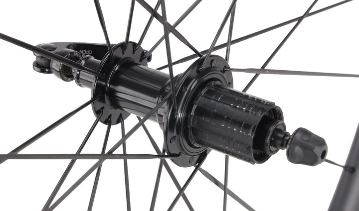 Unbranded Carbon 38 Clincher Road Wheelset Shimano 11 Spd 700c QR Rim Brake