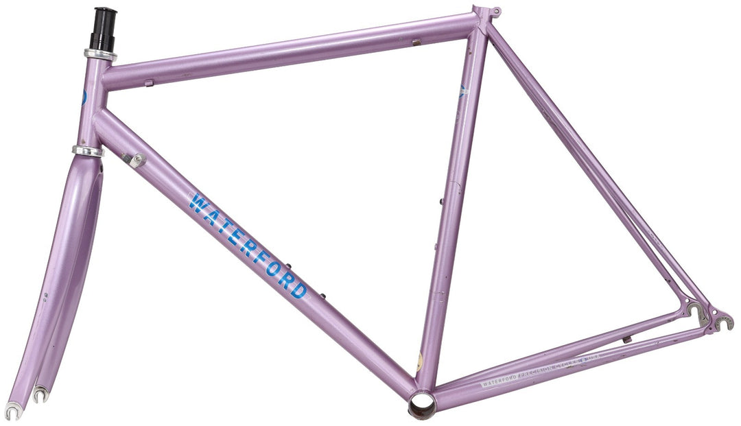 Waterford R-33 Steel Road Bike Frameset 56cm Carbon PURPLE 700c QR Rim Brake USA