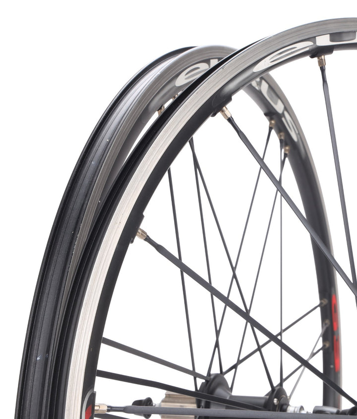 Campagnolo Eurus Mega-G3 Alloy Clincher Wheelset 9-12 Sp Rim Brake QR 700c Italy
