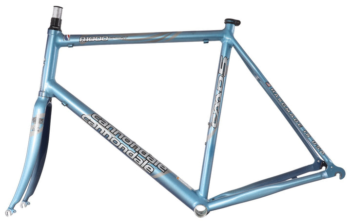 Cannondale R1000 Sport CAAD5 Alloy Road Bike Frameset XL 60cm Blue Rim QR 2003