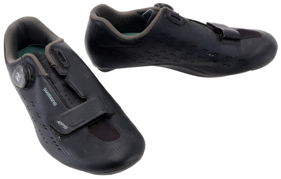 Shimano SH-RP501-S Women Carbon Road Bike Shoes EU 41 US 7.6 BLACK BOA 3 Bolt