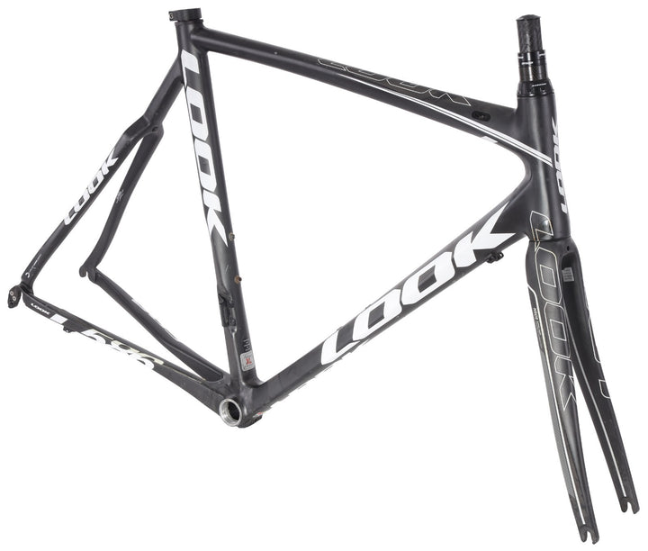 LOOK 586 UD Carbon Road Bike Frameset Black QR Rim Brake 57cm XL 700c Race 2012