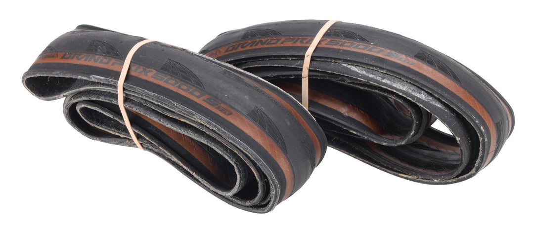 Continental Grand Prix 5000 S TR Road Bike Tires PAIR 700 x 28c Tubeless Brown