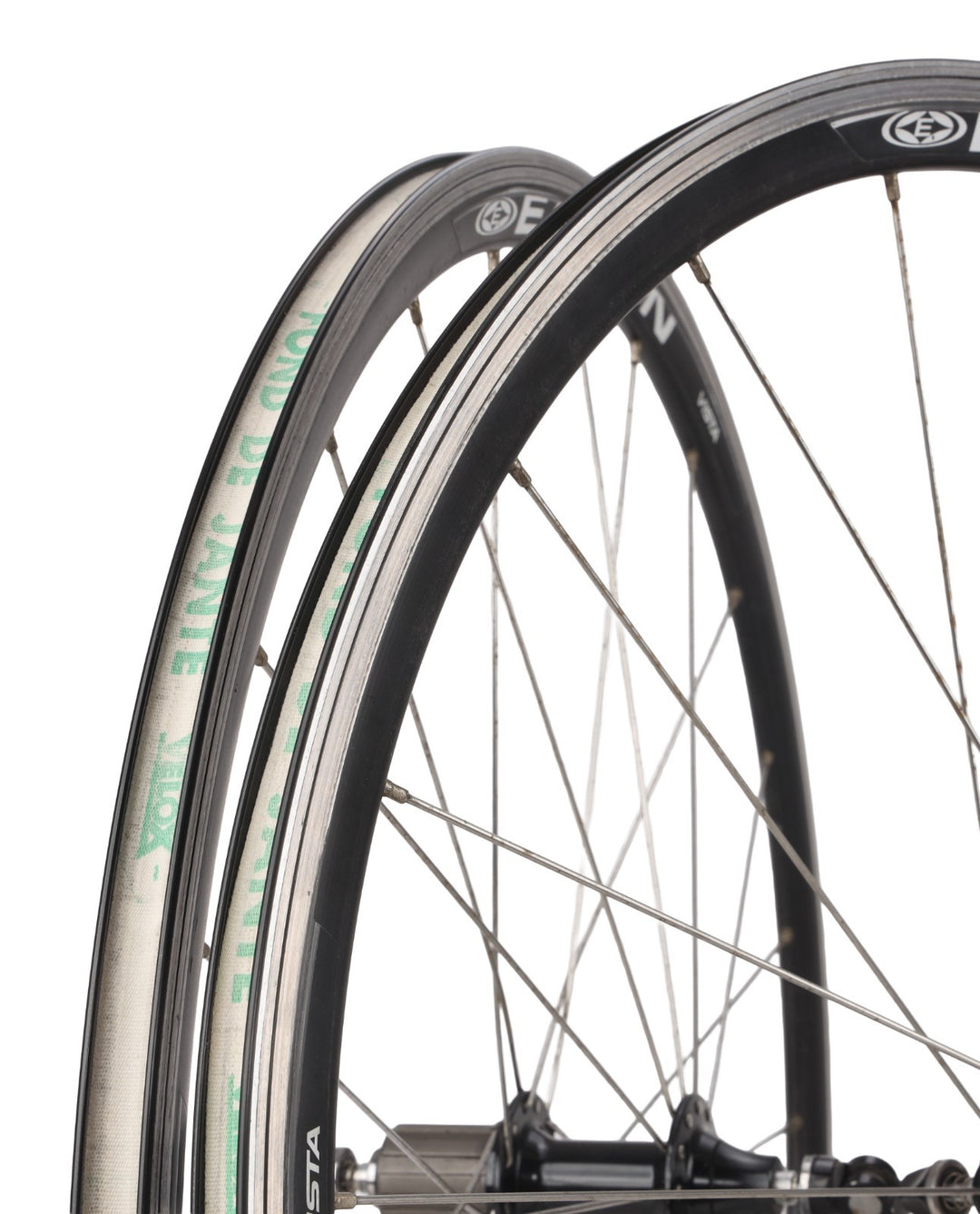 Easton Vista Alloy Clincher Road Bike Wheelset Shimano 10 Spd 700c Rim Brake QR