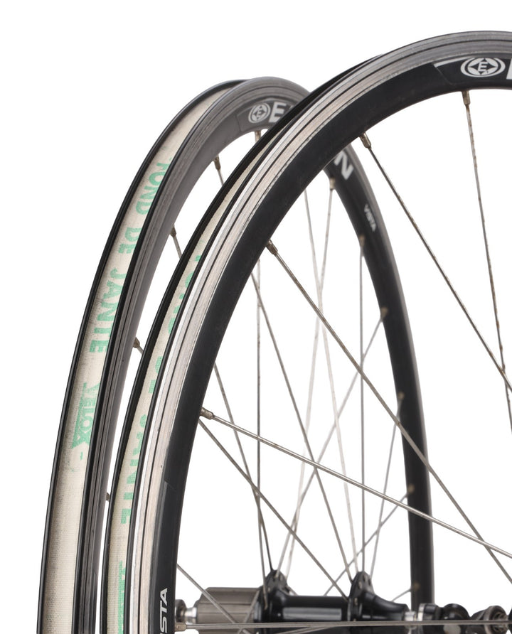 Easton Vista Alloy Clincher Road Bike Wheelset Shimano 10 Spd 700c Rim Brake QR