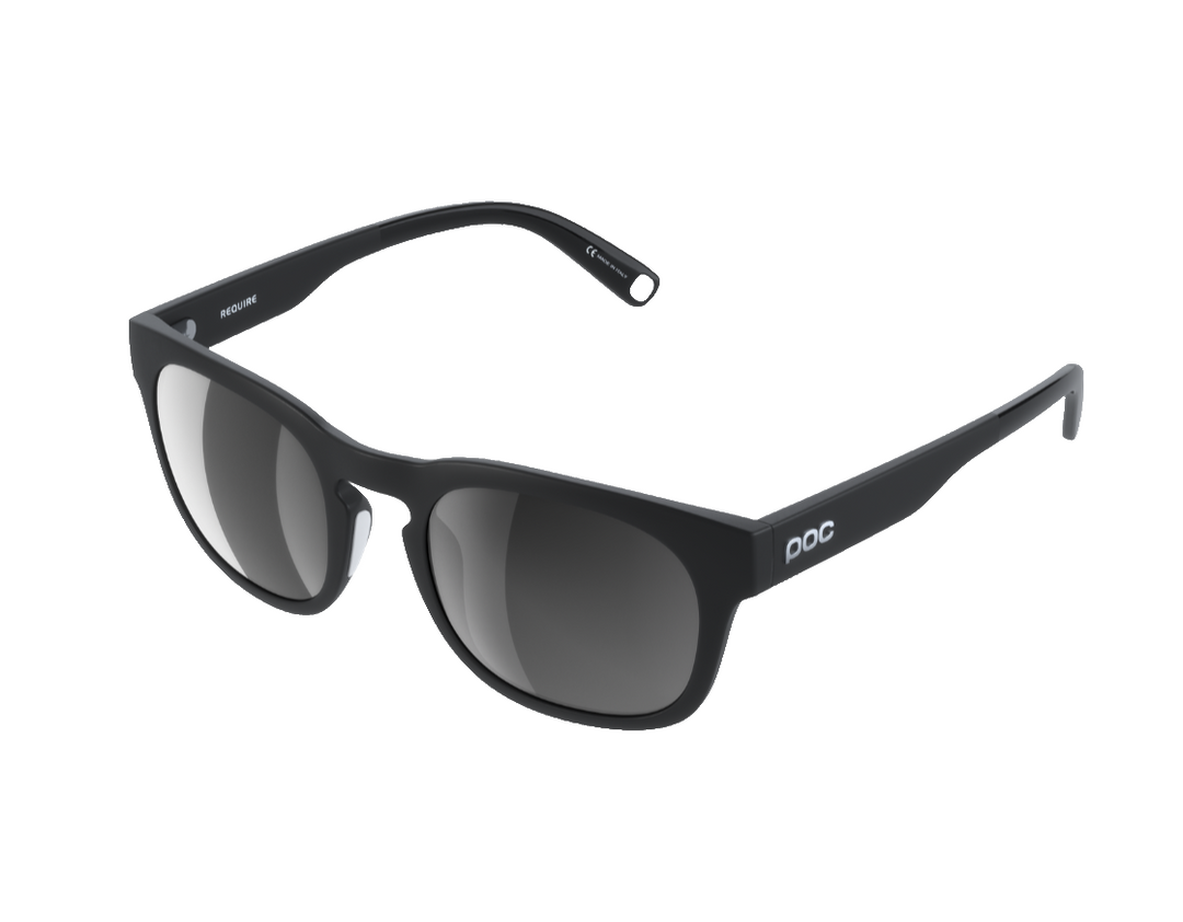 POC Require Cycling Sunglasses BLACK Clarity Grey Lens Carl Zeiss Road Polarized