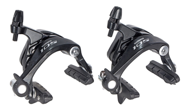 Shimano 105 BR-5800 Road Bike Rim Brake Caliper Set F/R BLACK Dual Pivot Alloy