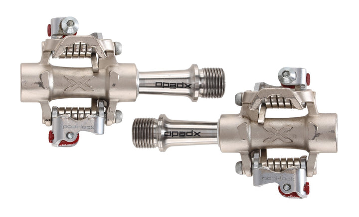 Xpedo M-FORCE 8 Titanium Mountain Bike Pedals w/ Cleats Shimano SPD Gravel