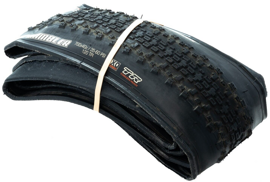 Maxxis Rambler Tubeless Gravel Bike Tires 700x 40c EXO TR 120TPI Race Cyclocross