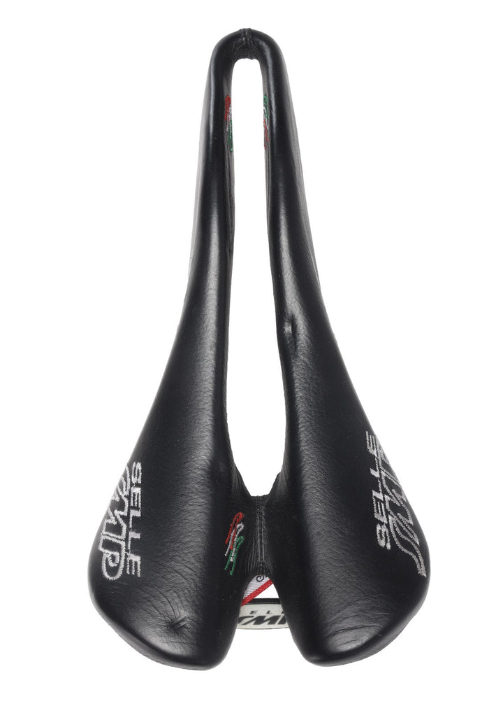 Selle SMP Glider Road Bike Saddle 134mm 7 x 7mm Inox Steel Cutaway Black Italy