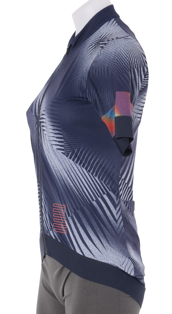 Rapha Pro Team Training Short Sleeve Jersey Women MEDIUM Blue Fade Road Bike