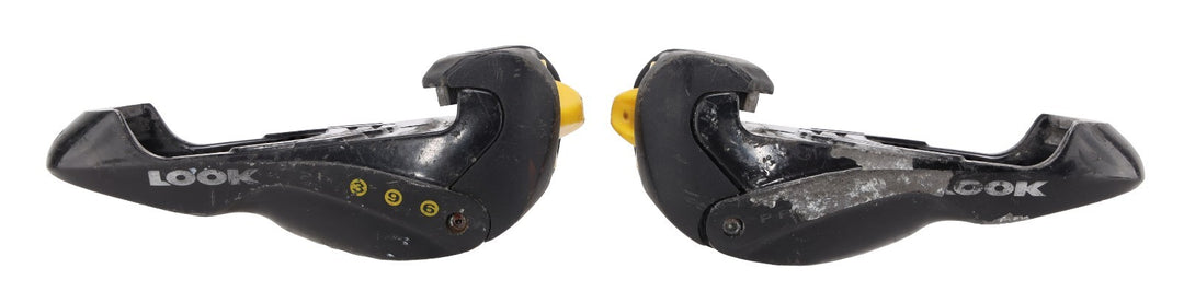 Look PP 396 Free-Arc Clipless Road Bike Pedals 3-Bolt Delta BLACK Alloy