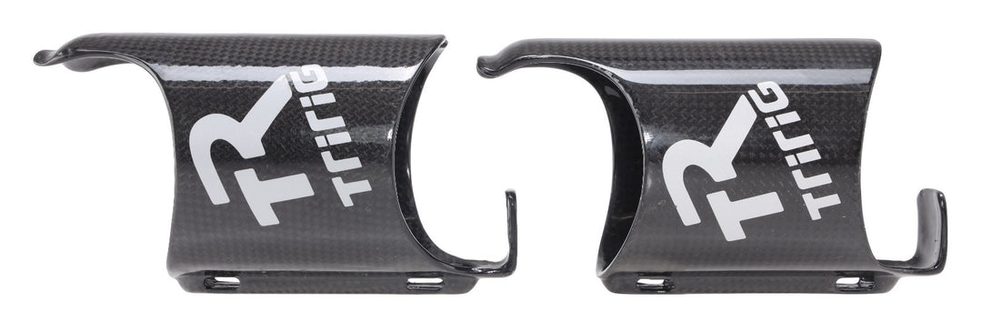 TriRig Kappa Carbon Fiber Triathlon Bike Water Bottle Cages 1 PAIR Gloss TT