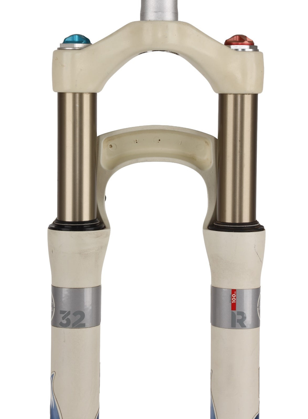 Fox Factory F100 R 32 Disc Mountain Bike Fork 26" 100mm Rebound White QR MTB XC