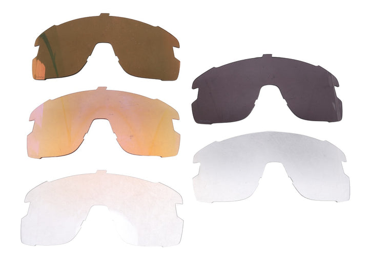 Smith Wildcat Sunglasses Matte Black Frame Clear Red Mirror Lenses