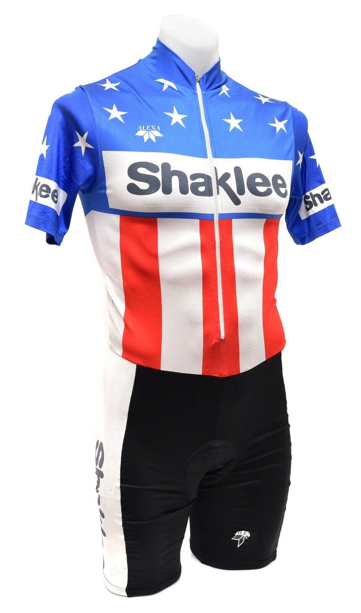 Shaklee Pro Cycling USA National Champion Short Sleeve Skinsuit Men MED Vintage