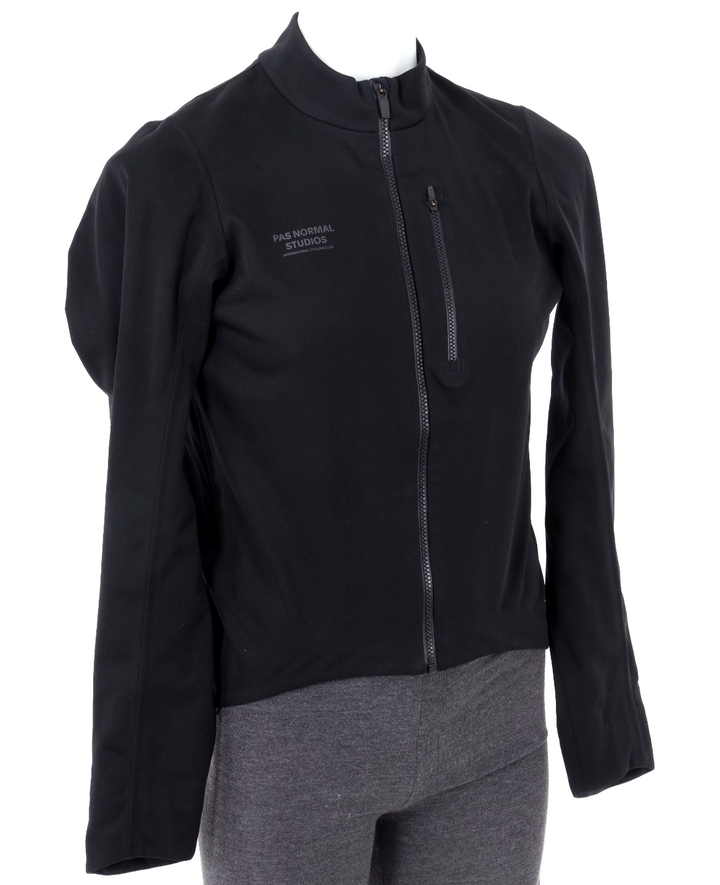 Pas Normal Studios Essential Thermal Cycling Jacket Men MEDIUM Black Road Bike