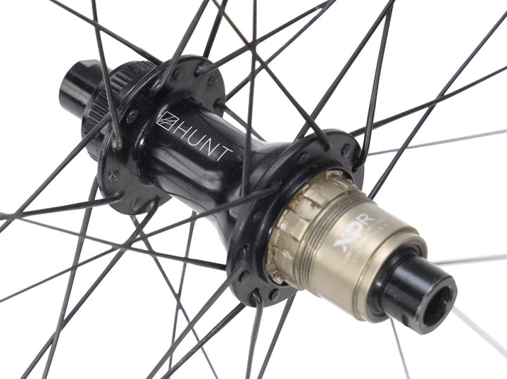 HUNT 4 Season Gravel Disc Alloy Wheelset Tubeless CL EZO SRAM XDR 12s 700c XPLR