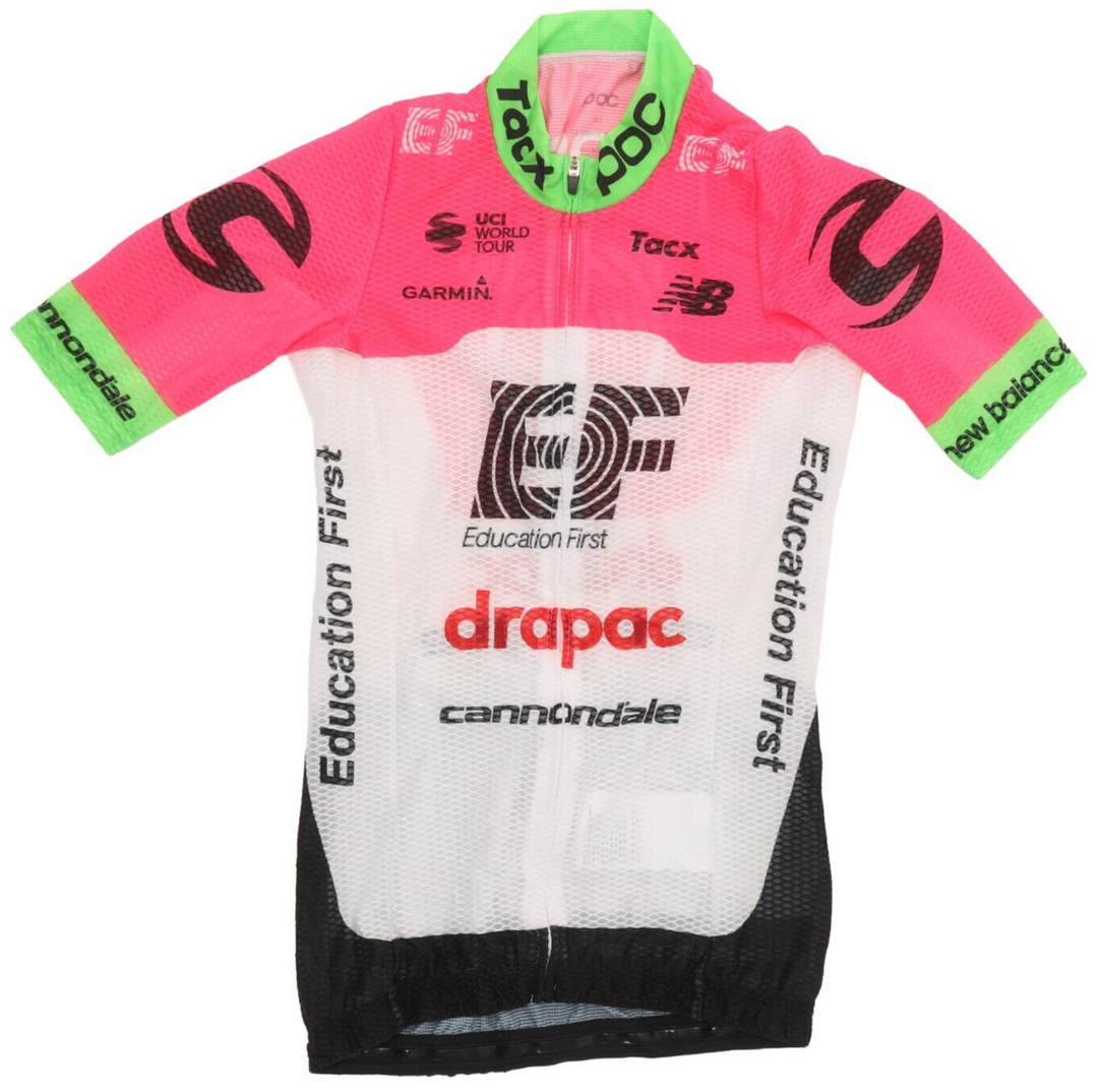 POC EF Education First Drapac Pro Team SS Cycling Kit Men Size1/2 Bibs LS Jacket