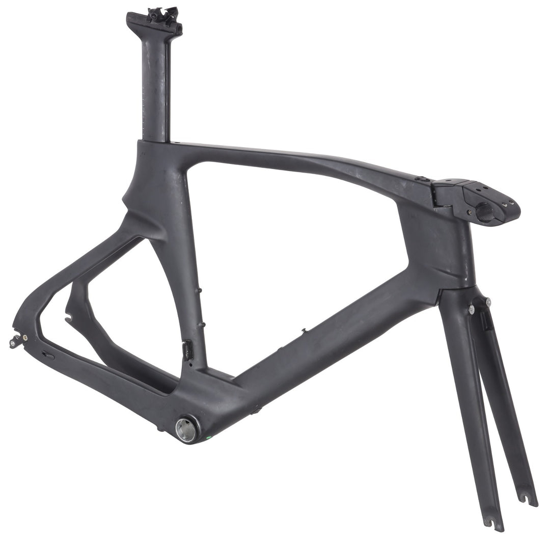 Unbranded Carbon TT Frameset Module MEDIUM Black Direct Mount Rim Brake 700c QR