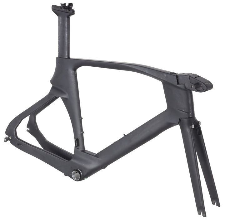 Unbranded Carbon TT Frameset Module MEDIUM Black Direct Mount Rim Brake 700c QR
