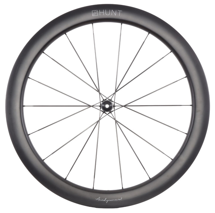 HUNT 54 Aerodynamicist UD Carbon Spoke Disc Tubeless FRONT Road Wheel 700c EZO