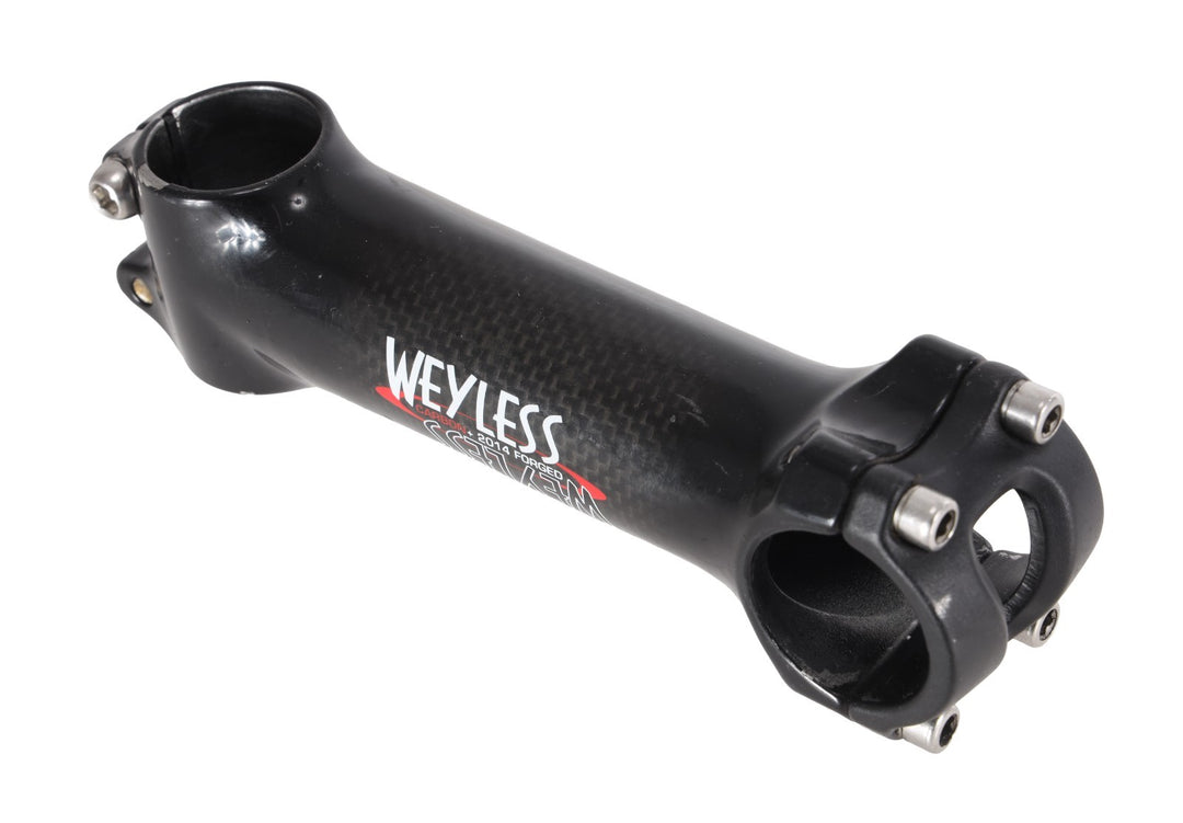 Weyless Carbon Road Bike Stem 31.8 x 130mm 6º Black 1-1/8"