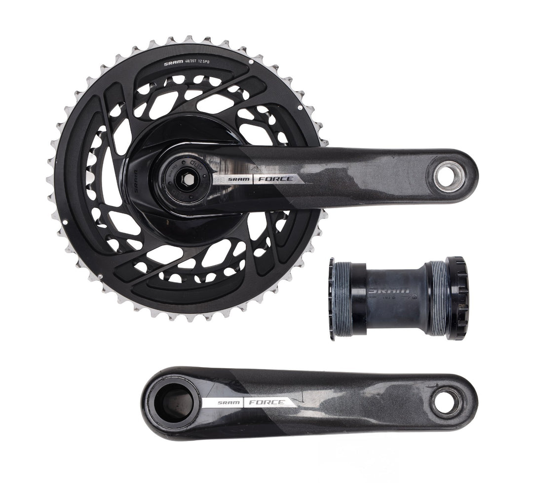 SRAM Force D2 AXS 2 x 12s Road Bike Crankset 48/35T 170mm w/DUB T47-A BB