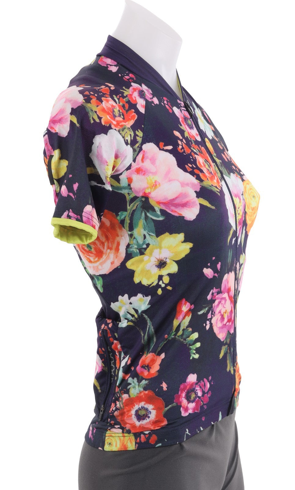 Velocio Lela Rose Zinnia SE Short Sleeve Cycling Jersey Women XS MULTI Gravel CX