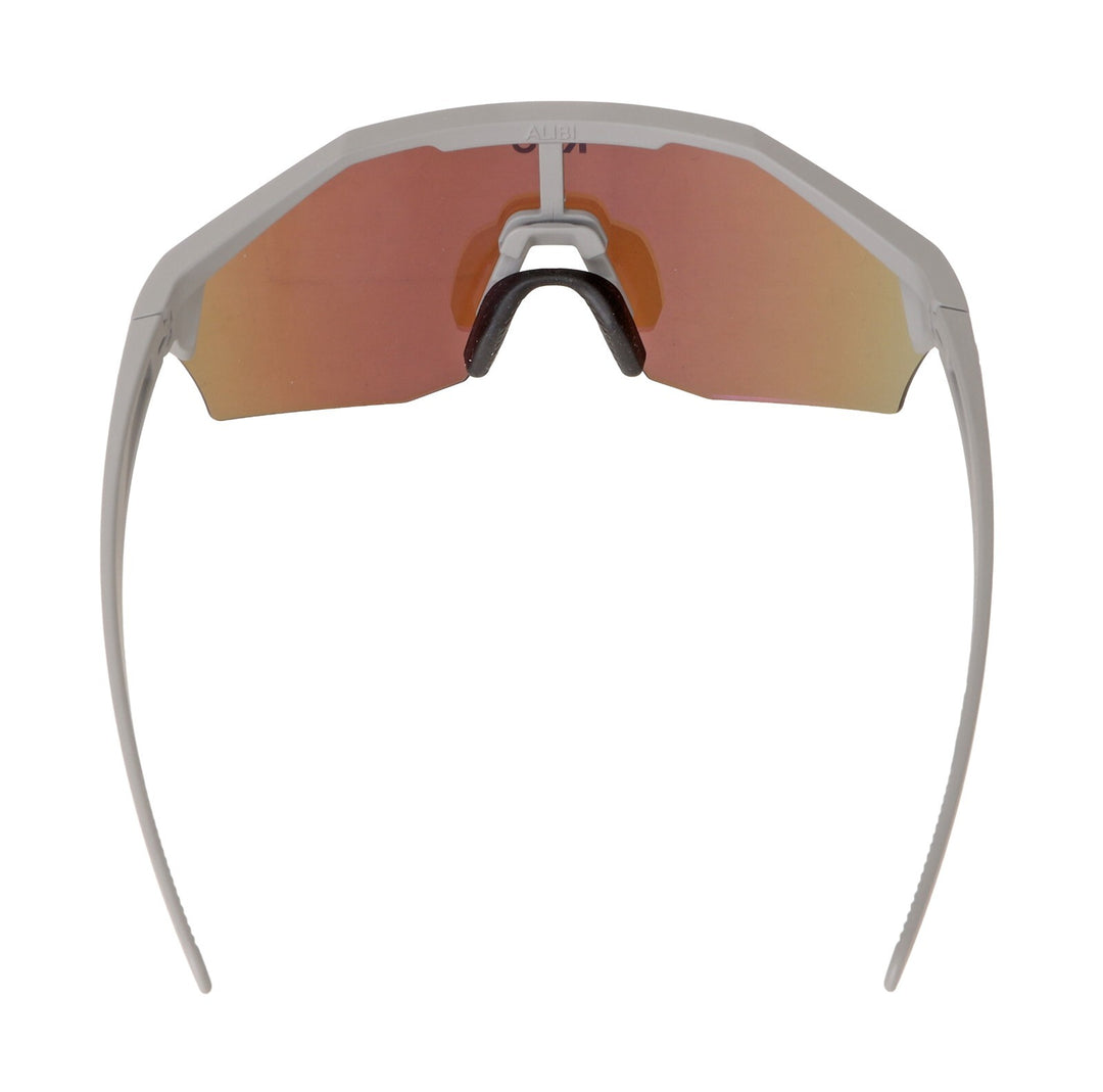 KOO Eyewear Alibi Cycling Sunglasses Grey Matt Blue Mirrored Lens Bike Road MTB