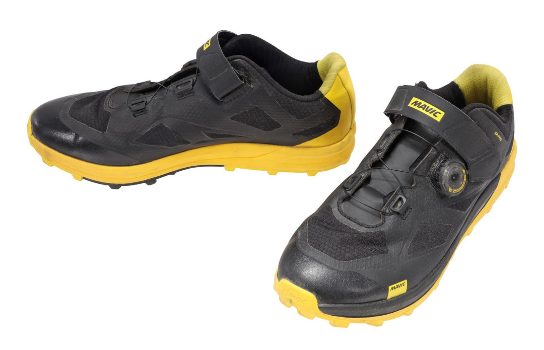 Mavic XA Pro Mountain Bike Shoes Men EU 44 2/3 US 10.5 Black Yellow Dial Trail