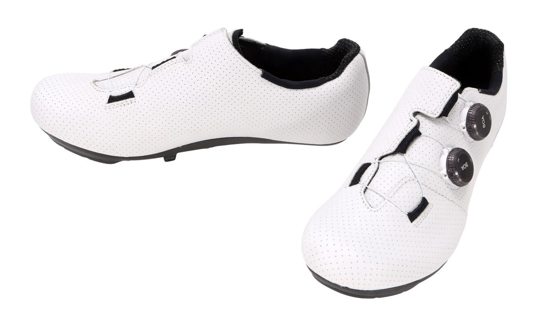 Ekoi PW8 C12 Carbon Road Bike Shoes EU 43 US Men 9.5-10 WHITE BOA Dial