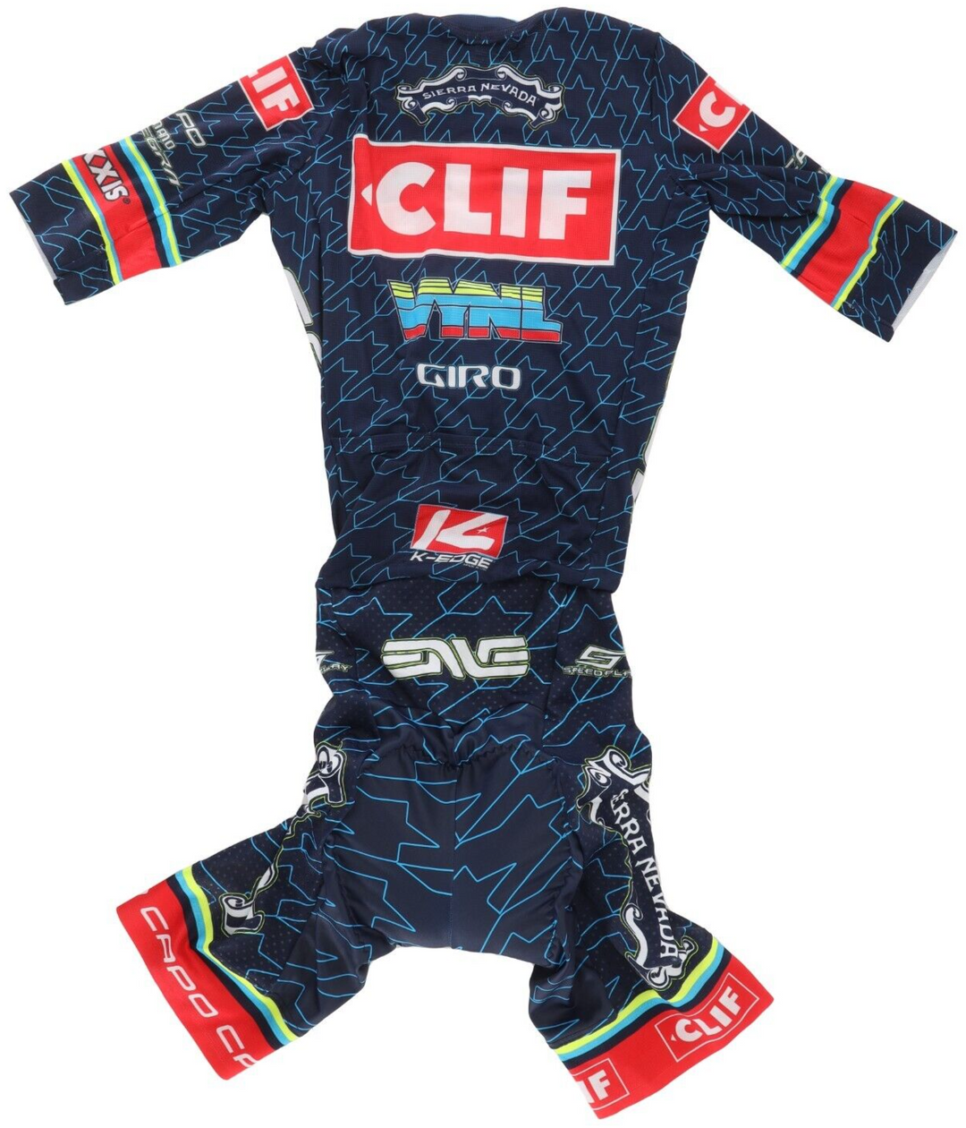 Capo Team CLIF Bar Racing Short Sleeve Speedsuit Men X-SMALL CX Road Race Crit