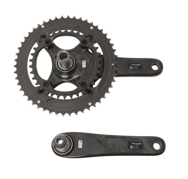 Campagnolo Record Carbon Ultra Torque 2 x 11 Spd Road Bike Crankset 175mm 50/34T