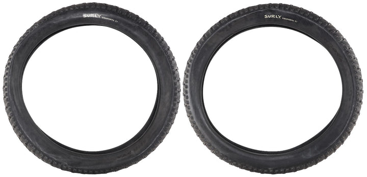 Surly Endomorph 3.7 Fat Bike Clincher Tires 26 x 4.0 1 PAIR Sand Snow Adventure