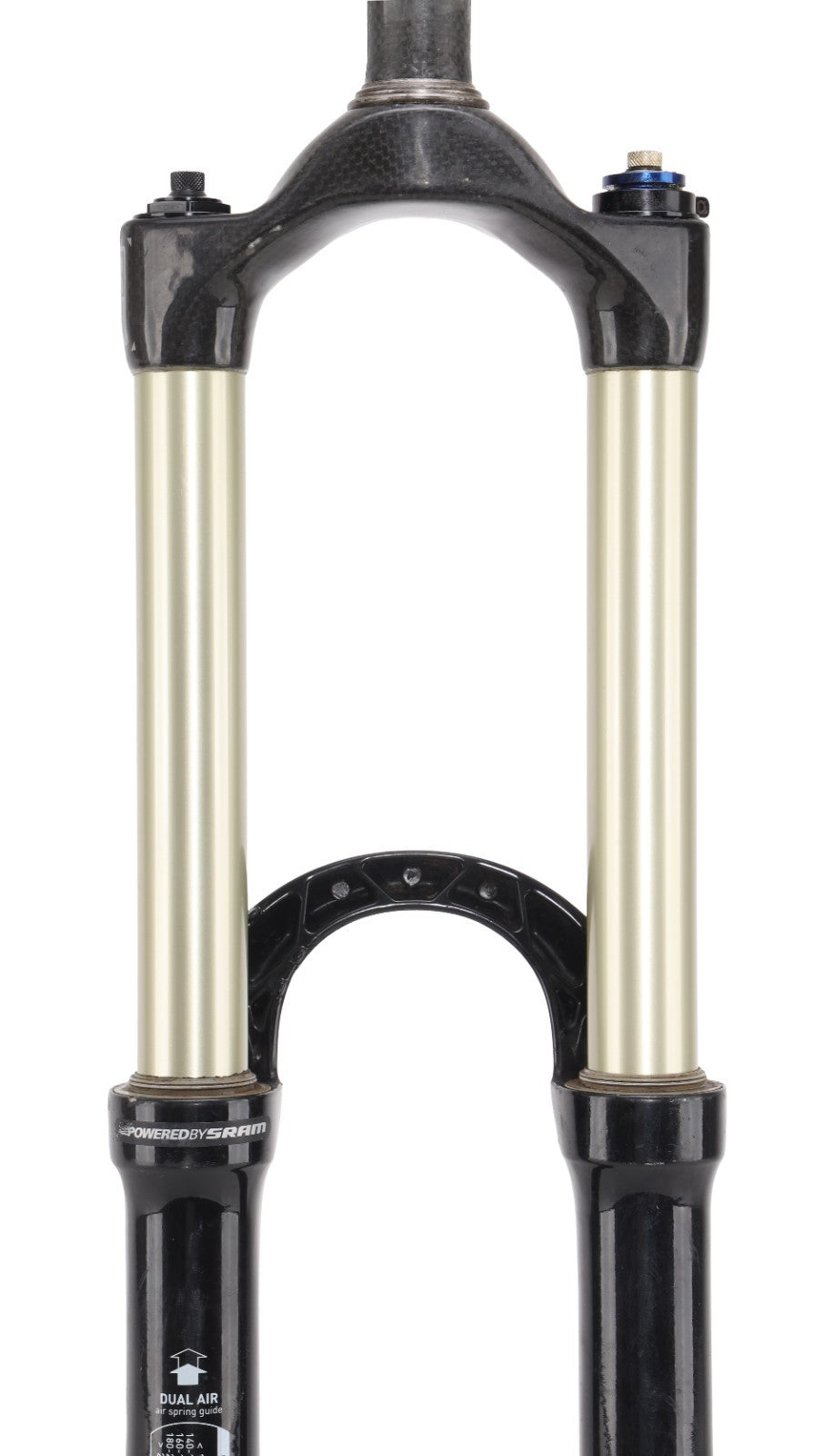 RockShox Reba WC Carbon Mtn Bike 26" Dual Air 1-1/8" Remote QR Disc **FOR PARTS