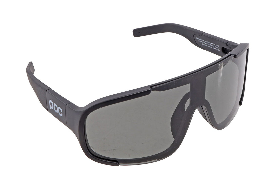POC Aspire Cycling Sunglasses BLACK Clarity Lens Carl Zeiss Road Secure Fit MTB