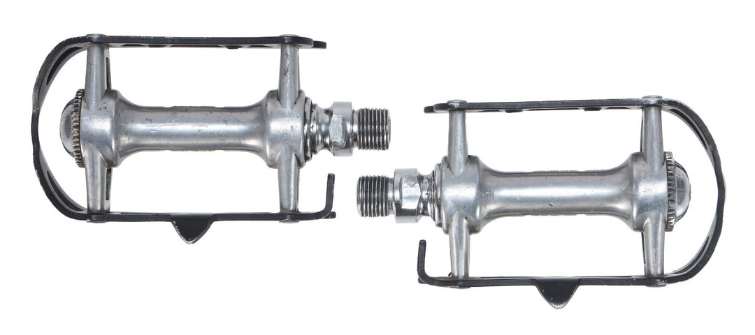 Miche Competition 1201 Quill Track Bike Pedals 9/16" BLACK Vintage Cycling Road