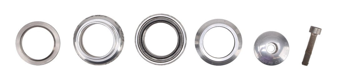 Chris King NoThreadSet External Cup Headset 1 1/8" 34mm SILVER Road Bike MTB
