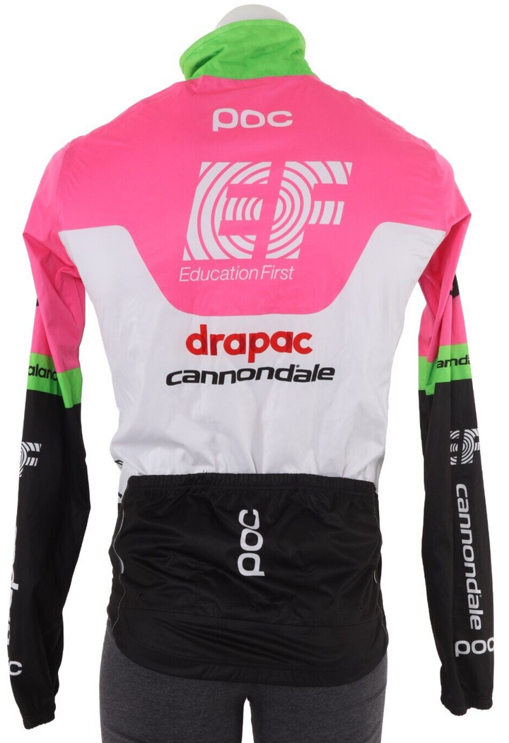POC EF Education First Drapac Pro Cycling Short Sleeve Kit Men SIZE 3/4 + Jacket